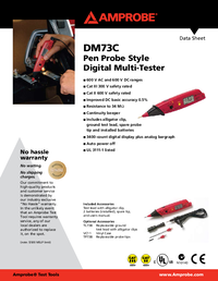 Thumbnail of document DM73 C Data Sheet 6328